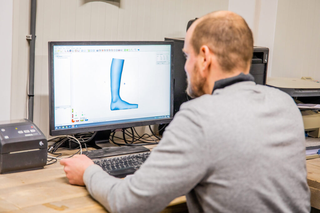 schoentechniek model intekenen